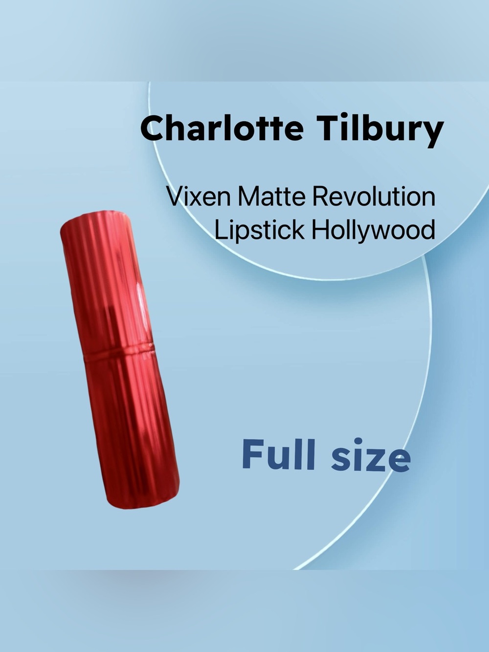 🇬🇧🆕NWOB CHARLOTTE TILBURY |FULL| Matte Revolution Lipstick Vixen Hollywood